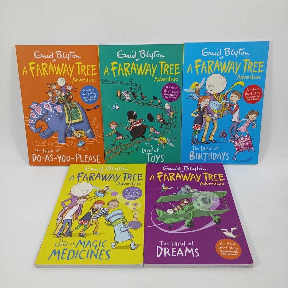 Lot of 5 Enid Blyton A Faraway Tree Adventure Books Alex Paterson‎ Egmont